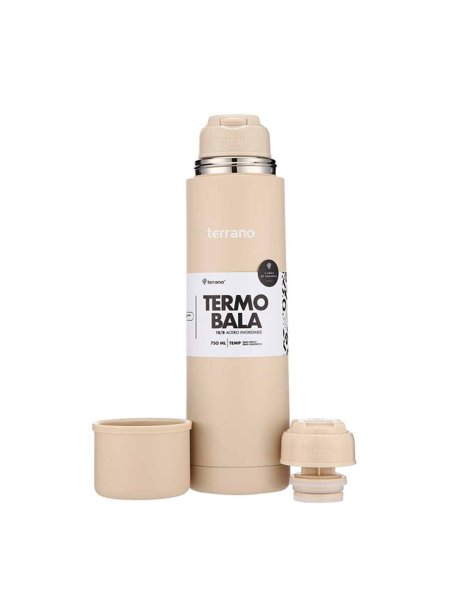 Termo Bala 750ML. - Taupe 