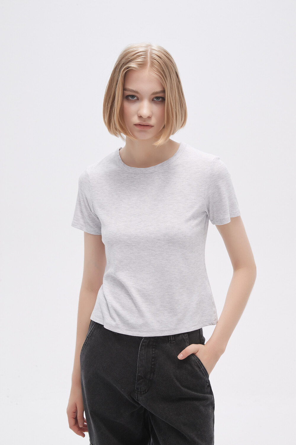 Remera Cocobongo Gris Melange