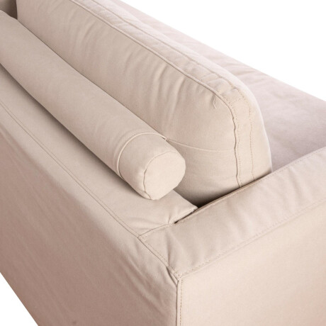 SOFÁ 3 CUERPOS TELA NATURAL-BEIGE NUNU BEIGE
