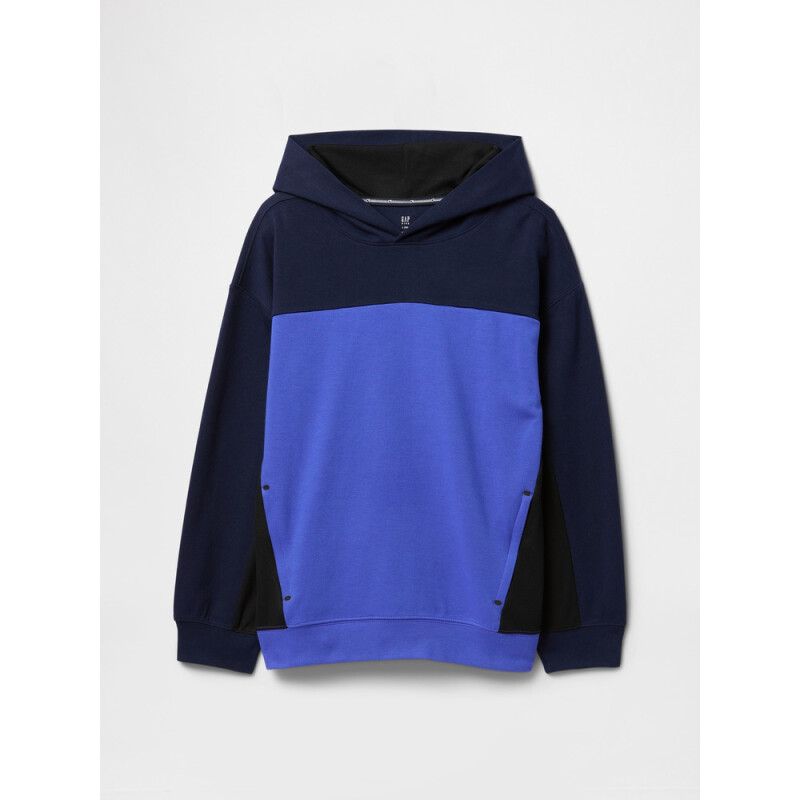 SP FASH FIT TECH HOOD BLUE COLORBLOCK