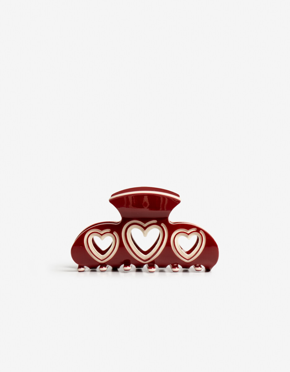 Broche Acrílico Corazones 