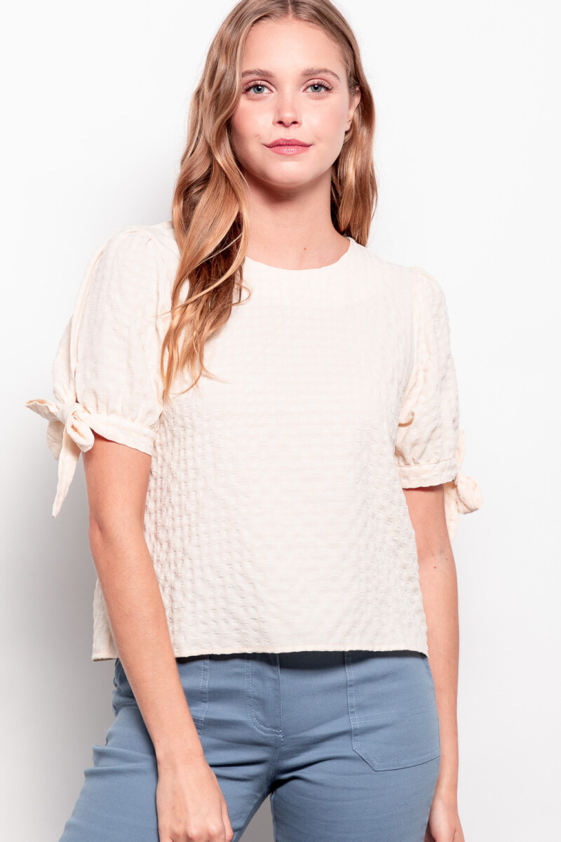 BLUSA ALOK Crema Daniel Cassin Paraguay