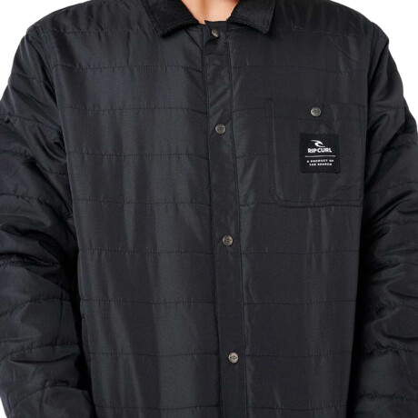 Campera Rip Curl Coastal Quilted Shirt Negro