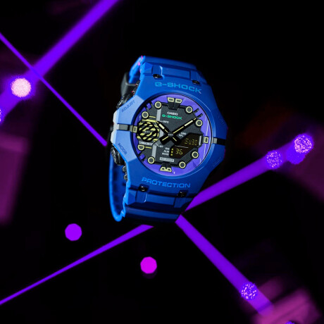 Reloj CASIO G-SHOCK GAB001CBR-2ADR en Resina Violeta Esfera 42mm 0