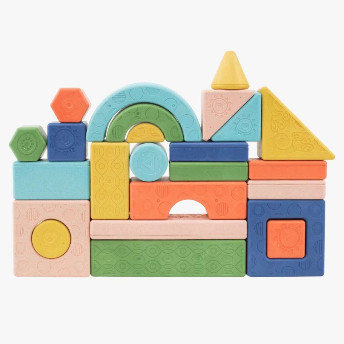 Bloques apilables y sonajeros 24pcs - Bloques Apilables Y Sonajeros 24pcs 