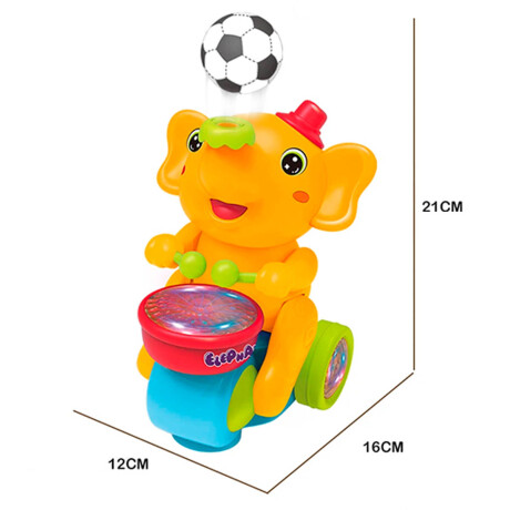 Elefante Musical Juguete Infantil Luz Y Sonido Circus Jug026008