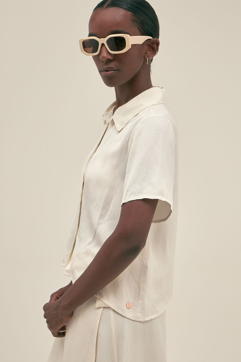 SHORT SLEEVE SHIRT Cream