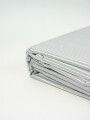 Sábanas 2 Plazas Queen 144 Hilos Stripes Gris Claro