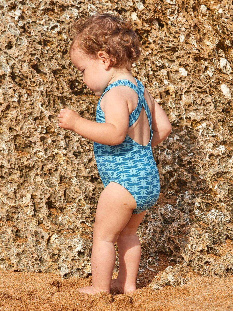 Bañador De Libelulas Verde