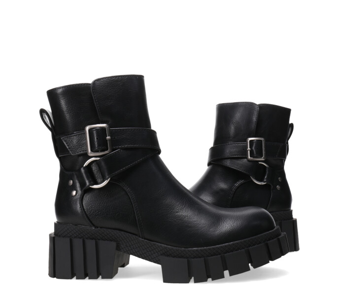 Bota SUMI con hebillas Black
