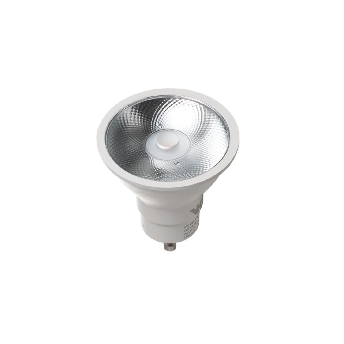 Lampara LED GU10 6W 220-240v cálido 24° dimerizable - VK0624 