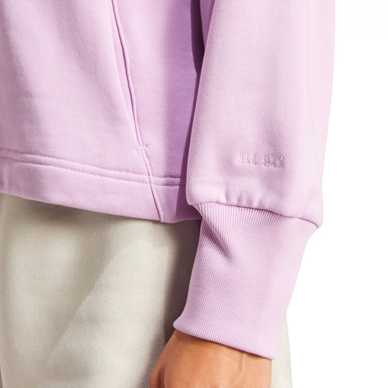 Abrigo ALL SZN French Terry Loose de Mujer Morado