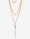 Collares Largos Metal Collares Largos Chapitas De Metal - Combinacion Bicolor