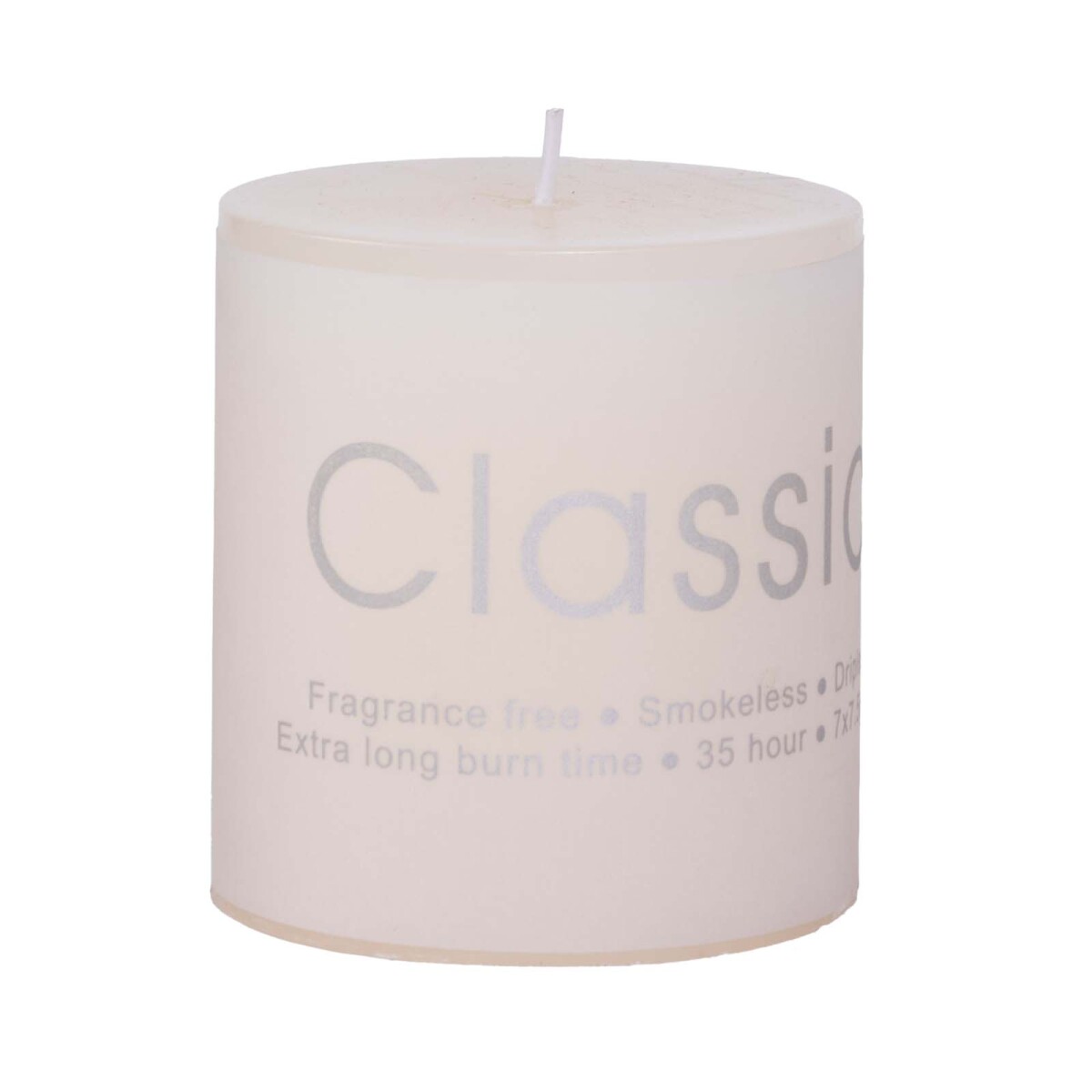 VELA AROMÁTICA - PARAFINA NATURAL-BEIGE A018 
