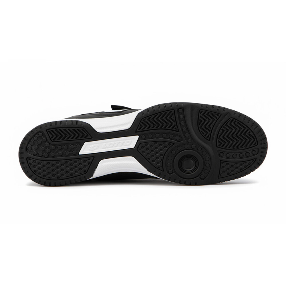 Lotto BOLOGNA Futbol sala ID Unisex - Negro/Blanco Negro-Blanco