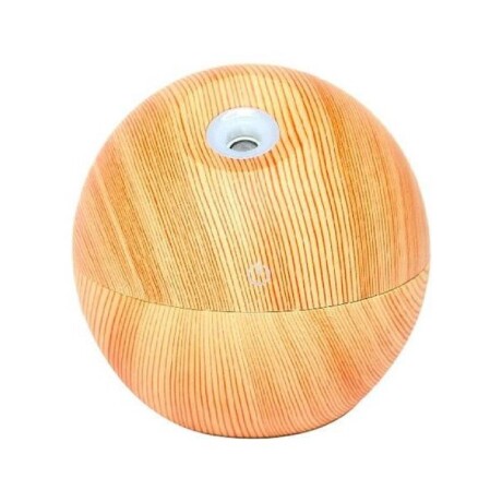 Humidificador ultrasónico con luces símil madera 130ml Humidificador ultrasónico con luces símil madera 130ml