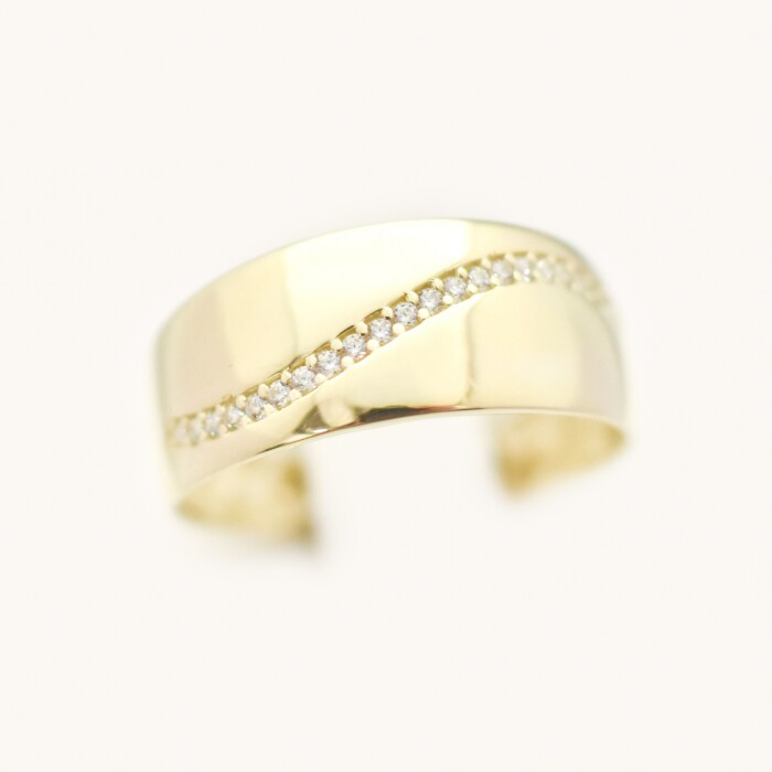 Anillo Oro 18 Kilates con Zirconias Anillo Oro 18 Kilates con Zirconias