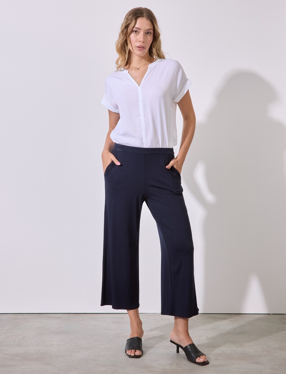 Pantalon Modal - Azul 