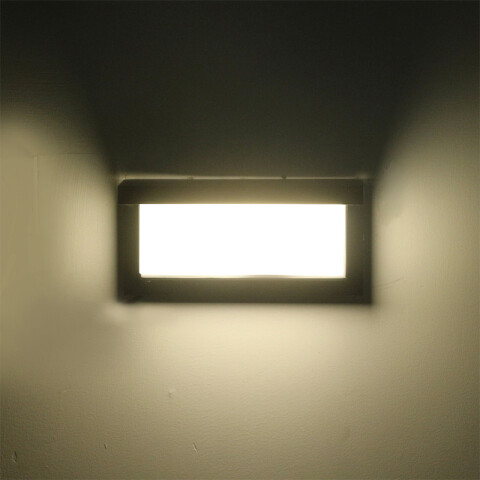 Lámpara de pared LED rectangular IP65 20W neutra IX4545X