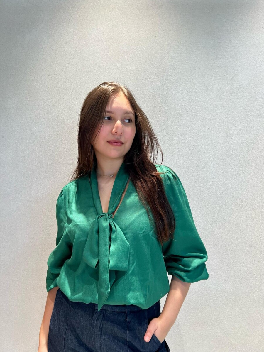 Blusa Lorena manga larga - Verde 