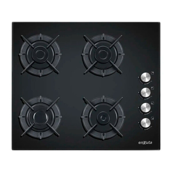 ANAFE ENXUTA DE EMPOTRAR AENX5542 4H Vidrio Negro S/Gas N/A
