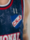 CAMISETA BASKET COPA BCLA 2025 Nacional Hombre Skuba, Azul Marino, Blanco
