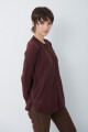 CARDIGAN LONG MARRON