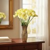 Flor Artificial Gerbera amarilla Tallo Largo - PRODUCTO CON DETALLES - Flor Artificial Gerbera amarilla Tallo Largo - PRODUCTO CON DETALLES -