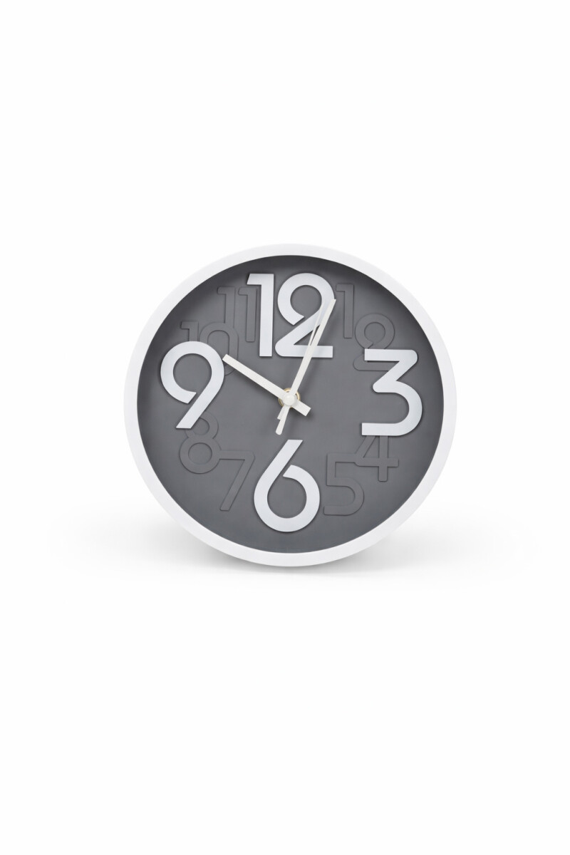 RELOJ DE MESA - GRIS 