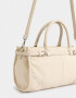 Bowling Cartera Bowling Con Hebillas - Blanco Crudo