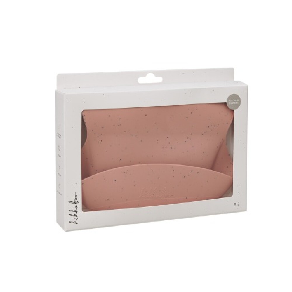 Babero Silicona Platinum Kikkaboo Rosa