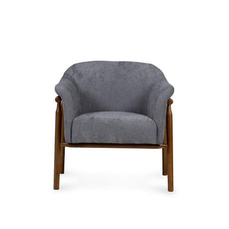 Butaca Lucca - Tela Microfibra C52 (Ceniza)