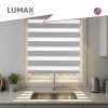 Cortina Roller Zebra Simple Lumax 1.6 X 1.6m Gran Calidad Gris
