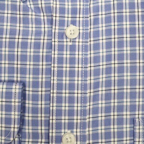 Camisa a Cuadros Azul