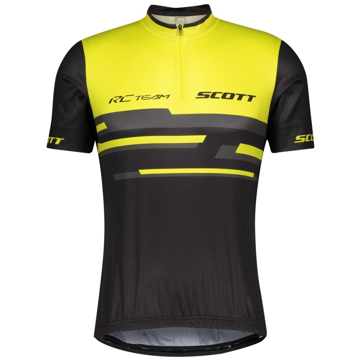 Camiseta Scott Rc Team 20 Manga Corta - Negro/amarillo Fluo 