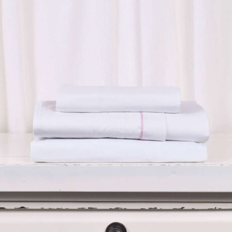 Juego sábanas para Cuna Pilar 3 piezas 100% algodón Rosa