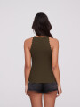 Musculosa Nirell Verde Oliva Oscuro