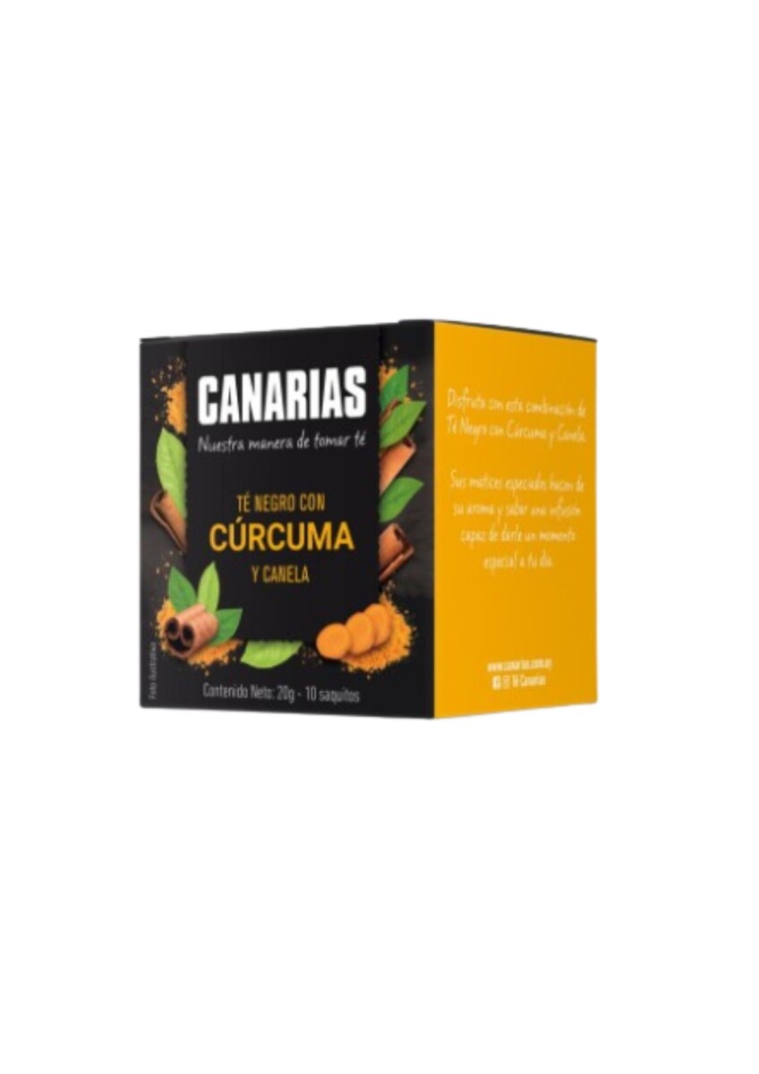 TE CANARIAS X 10U CURCUMA Y CANELA 