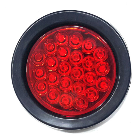 FAROL - TRAS. LED 12-24V REDONDO ROJO 10.5CM - FAROL - TRAS. LED 12-24V REDONDO ROJO 10.5CM -