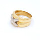Anillo Oro 18K 2 Tonos Anillo Oro 18K 2 Tonos