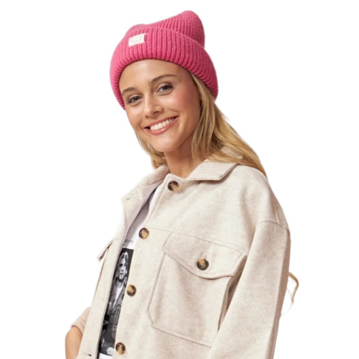 Gorro N+ Tejido LUCY - Fucsia 