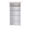 Biblioteca Estantería Lumax Multiuso 5 Estantes madera Blanco
