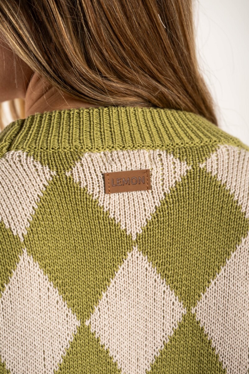 Sweater Rombos Oliva