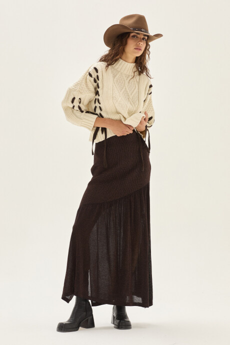 Falda Diane Chocolate