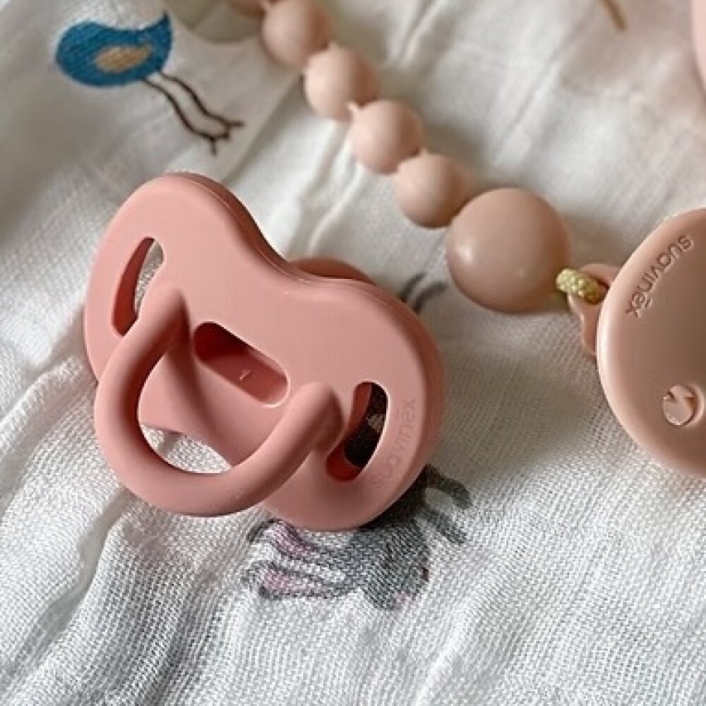 Chupete Suavinex Fisiológico Essence 6 a 18m Rosa Clasico