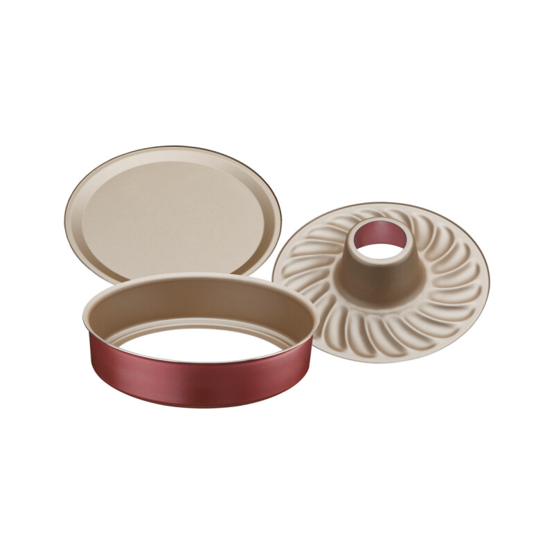 Molde con Fondo Desmontable 26cm Tramontina - Rojo Molde con Fondo Desmontable 26cm Tramontina - Rojo