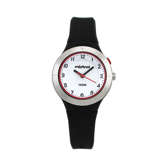 Reloj Mistral Deportivo Silicona Negro 0
