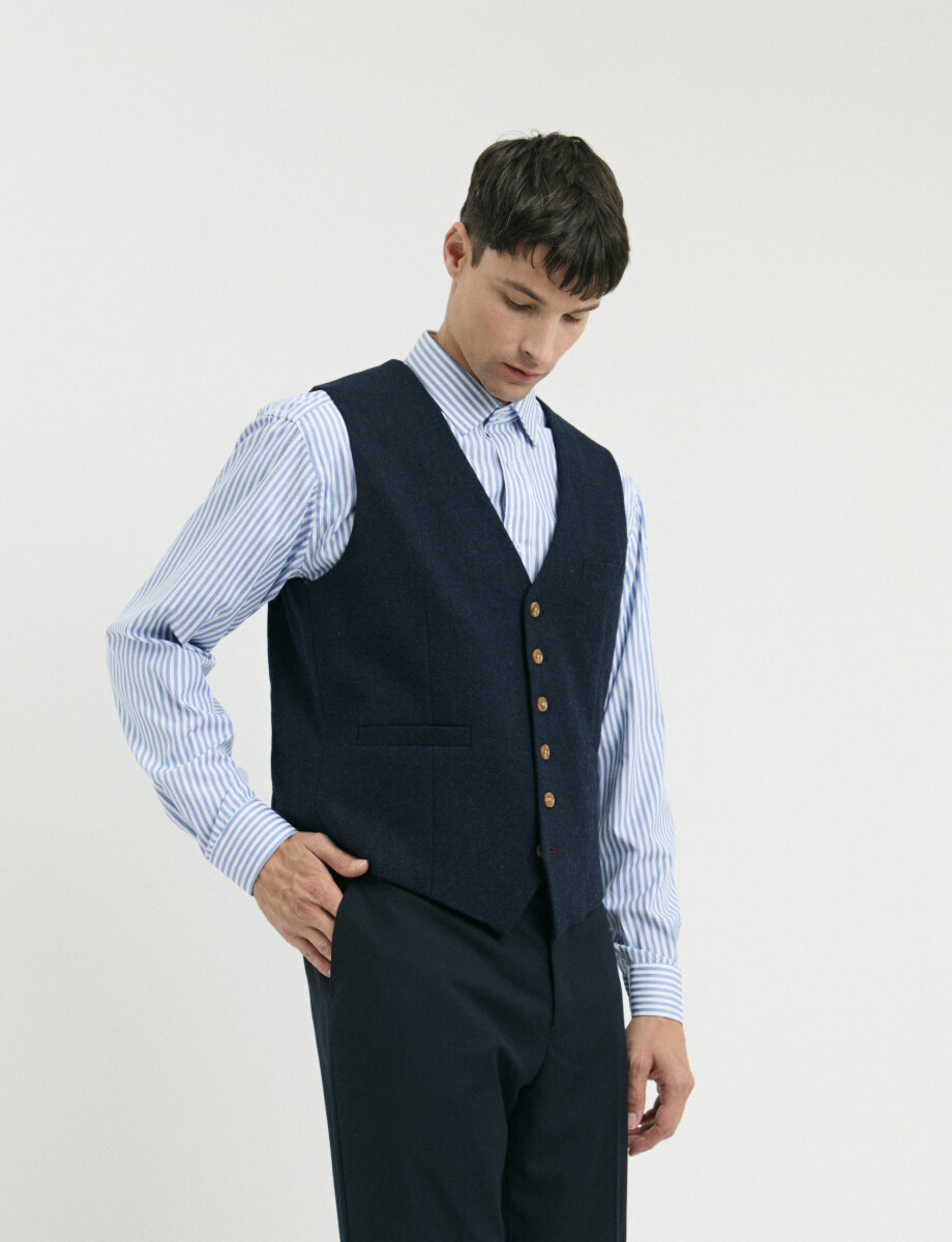 470696 CHALECO VESTIR HARRINGTON SELECT Azul Oscuro