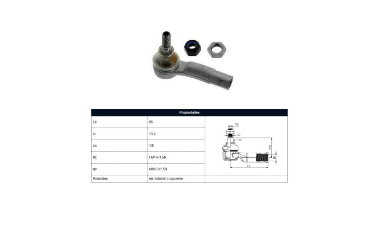 Puntero Audi A3, Volks Bora/Golf 96-25 Izq Puntero Audi A3, Volks Bora/Golf 96-25 Izq