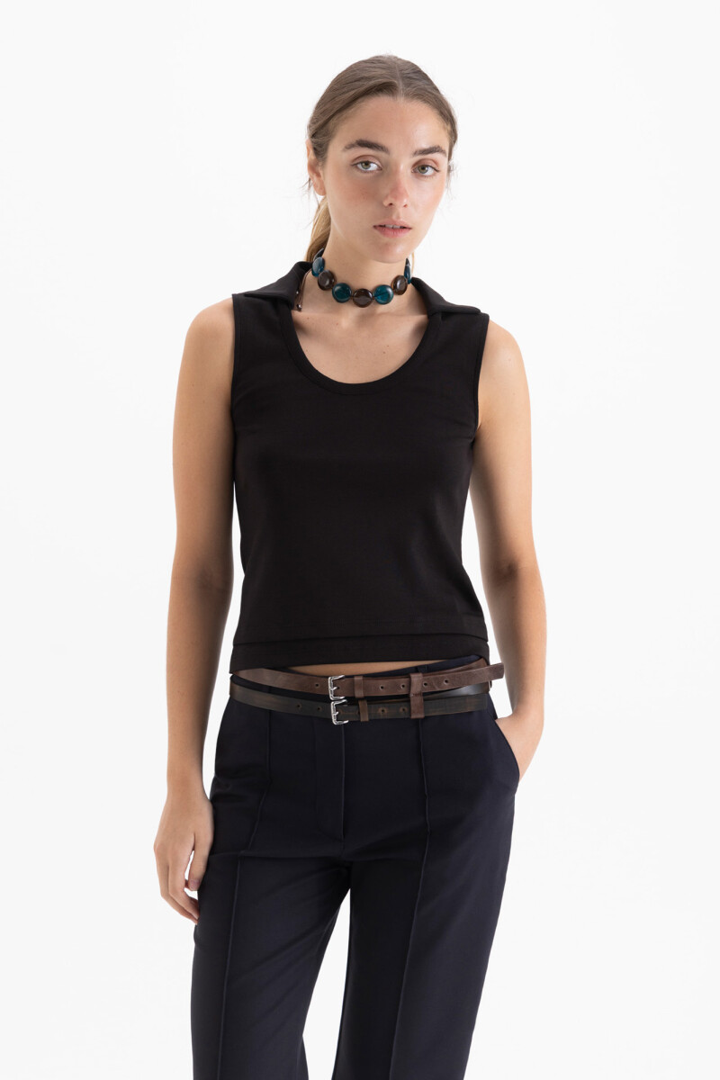 MUSCULOSA AGNES Negro